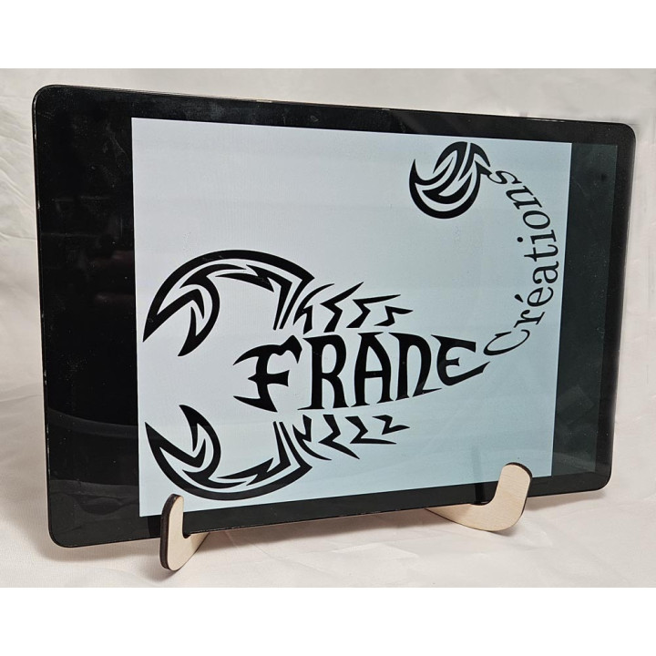Chevalet en bois flexible pour livres, tablettes ou cadres